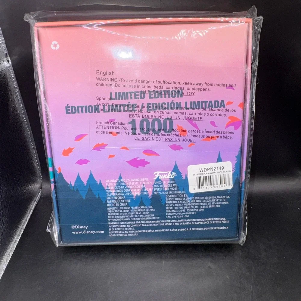 Funko Pop Pin Disney Pocahontas Limited Edition 1000 Sliding Enamel Pin WDPN2149 - Picture 2 of 2